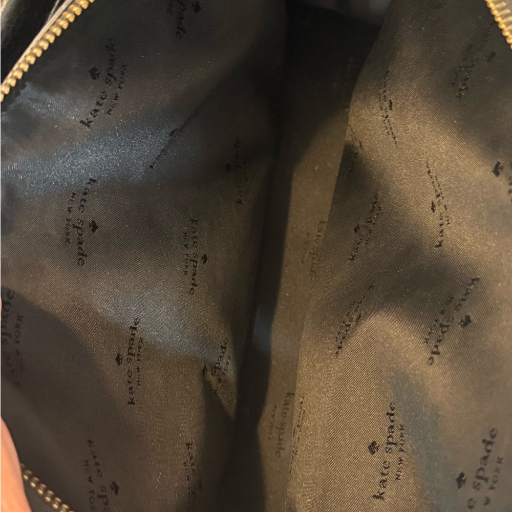 Kate Spade Black Satchel with Silver Hardware - Picture 8 of 11